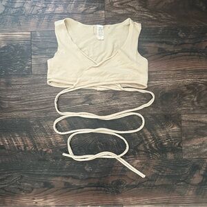 Firefly | cream cropped top
